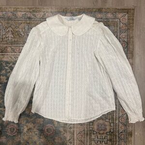 SOLD - & Other Stories Eyelet Women's Top